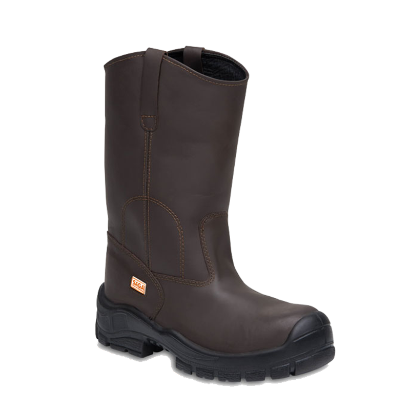 BOTA CUERO GRASO CAÑA 10" PUNTERA COMPOSITE PU-PU REF: 3048 TALLA 38