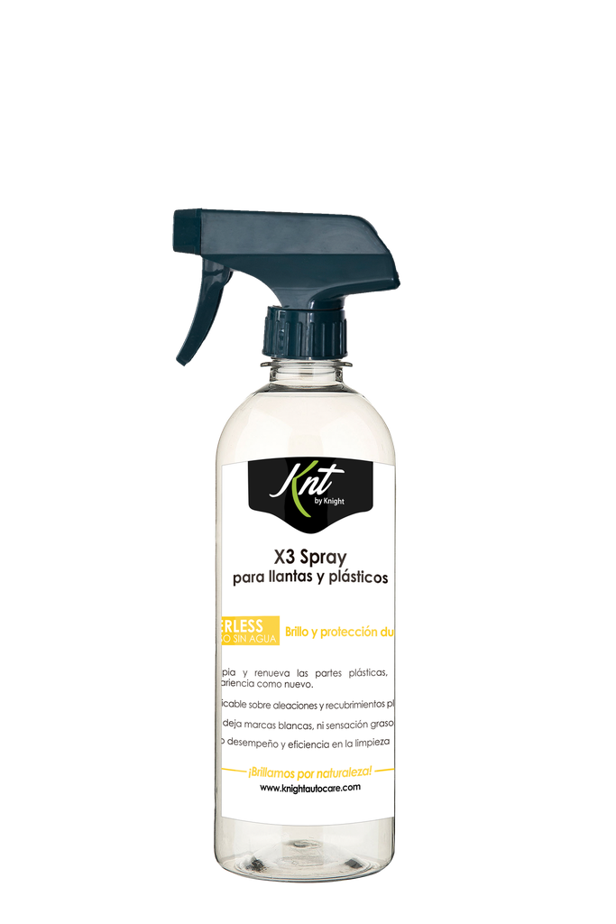 BRILLANTAS X3 PARA LLANTAS Y PLASTICOS X 500 ML. REF: KL03L501Z