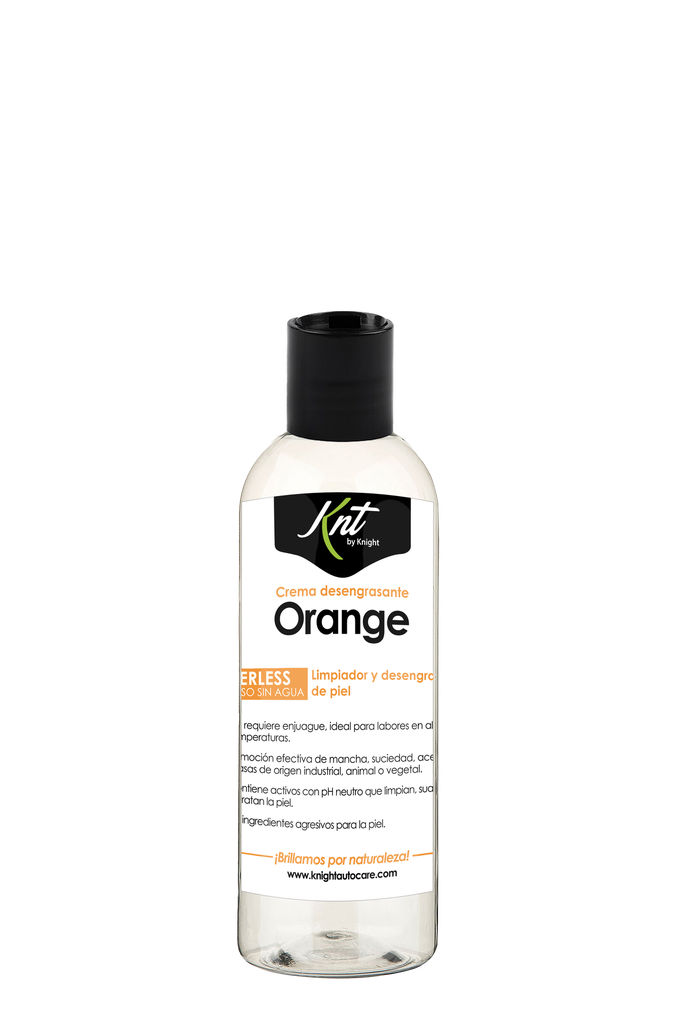 LIMPIADOR Y DESENGRASANTE DE MANOS KNIGHT ORANGE X 500ML "C.E"