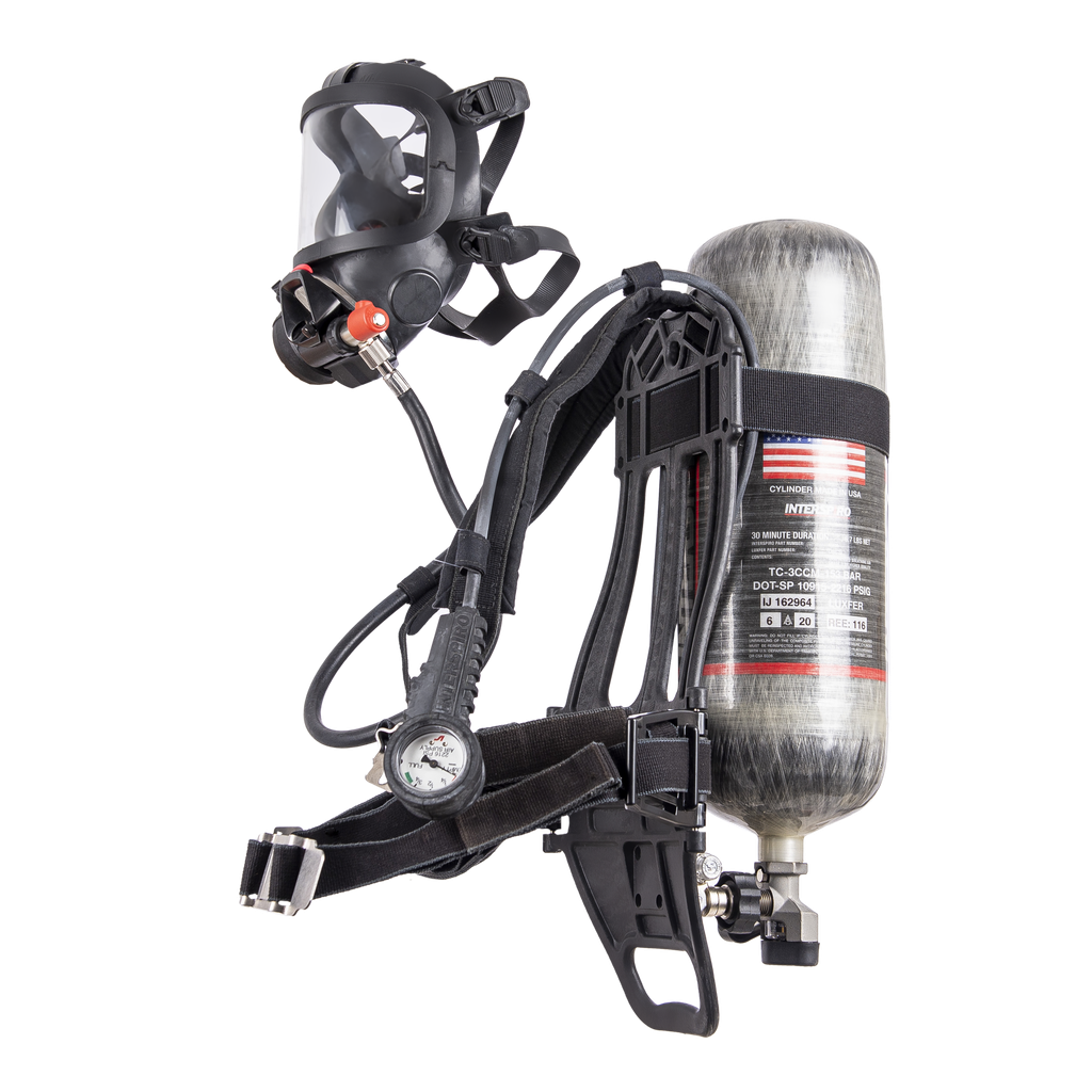 EQUIPO AUTONOMO INTERSPIRO SPIROMATIC 90U (INCLUYE MALETA), USO INDUSTRIAL Y BOMBERIL, CERTIFICACION EUROPEA REF 904962