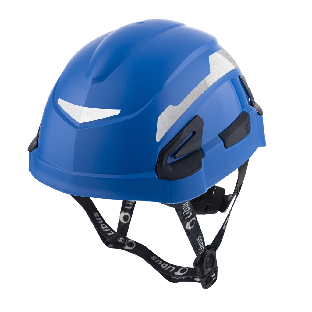 CASCO ANDES S/V AZUL + ARNES TEXTIL CREMALLERA + BARBUQUEJO DE 4 PUNTOS SIN MENTONERA REF 904843