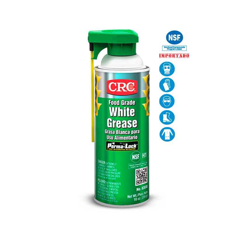 FOOD GRADE GRASA ALIMENTARIA WHITE GREASE X 10 ONZ REF: 10228499  "C.E"
