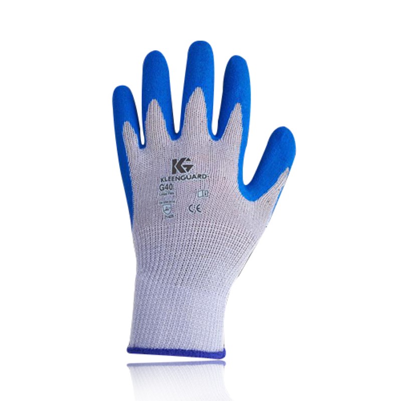 GUANTE KLEENGUARD G40 LATEX-FLEX AZUL TALLA 9 REF: 30225286/854749     "R.I."