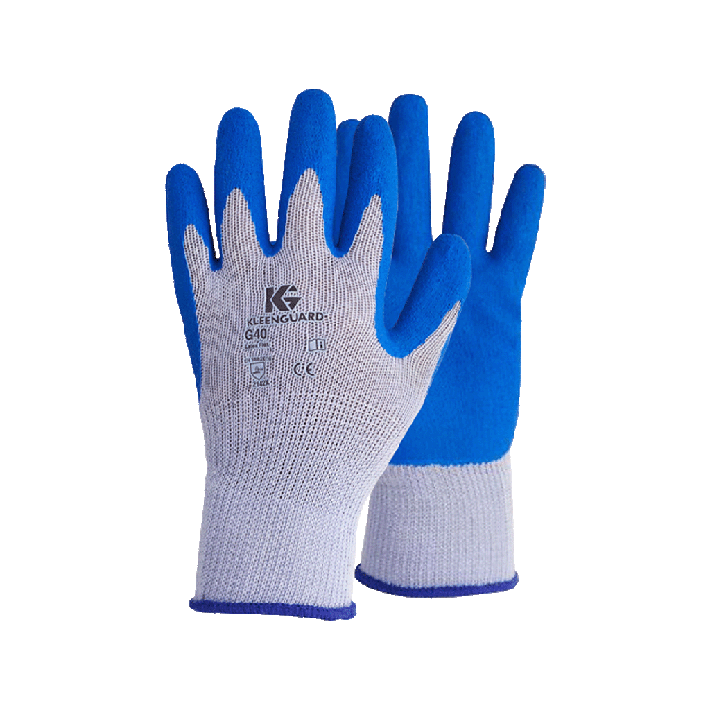 GUANTE KLEENGUARD G40 LATEX-FLEX AZUL TALLA 9 REF: 30225286/854749 "R.I."