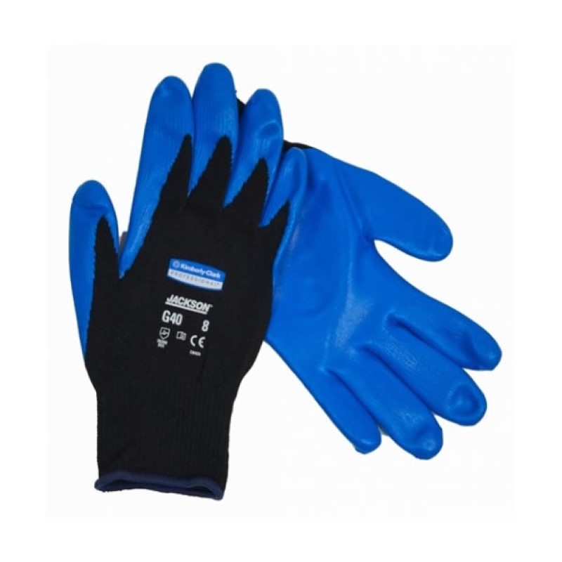 GUANTE KLEENGUARD G40 NITRILO AZUL TALLA 8 REF: 30209654/30222029/854729    