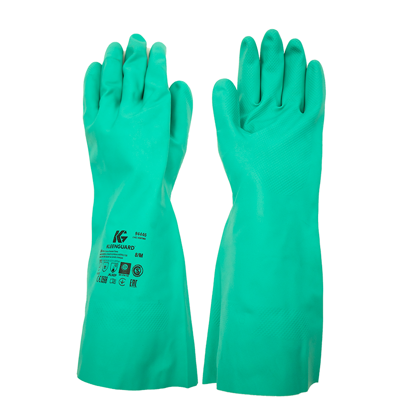 GUANTE KLEENGUARD G80 NITRILO VERDE DE 13" (15MIL) TALLA 8 REF: 30207866/856278   "R.I."