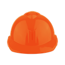 CASCO MILENIUM CLASS S/V CON PORTALAMPARA NARANJA SIN TAFILETE 903901