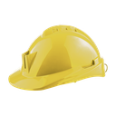 CASCO MILENIUM CLASS FB S/V TIPO SOMBRERO CON PORTALAMPARA AMARILLO SIN TAFILETE REF 902899