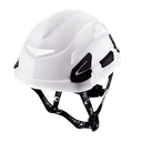 CASCO ANDES S/V BLANCO + ARNES TEXTIL CREMALLERA + BARBUQUEJO DE 4 PUNTOS SIN MENTONERA REF 904840