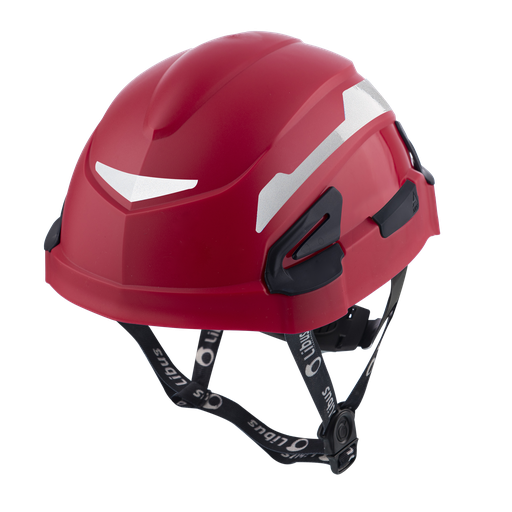 [380201154] CASCO ANDES S/V ROJO + ARNES TEXTIL CREMALLERA + BARBUQUEJO DE 4 PUNTOS SIN MENTONERA REF 904842