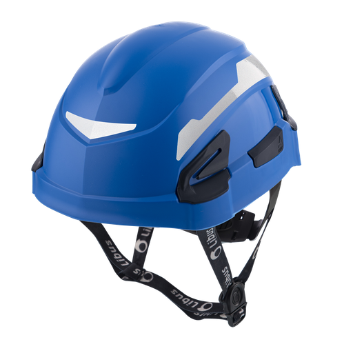 [380201156] CASCO ANDES S/V AZUL + ARNES TEXTIL CREMALLERA + BARBUQUEJO DE 4 PUNTOS SIN MENTONERA REF 904843
