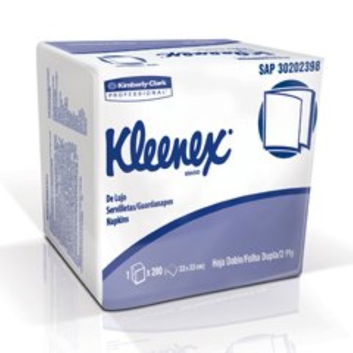 [159900508] SERVILLETA KLEENEX DE LUJO BLANCA X 200 UND (CAJA X 6 PAQUETES) REF: 30202398 **PRECIO HASTA AGOTAR EXISTENCIAS