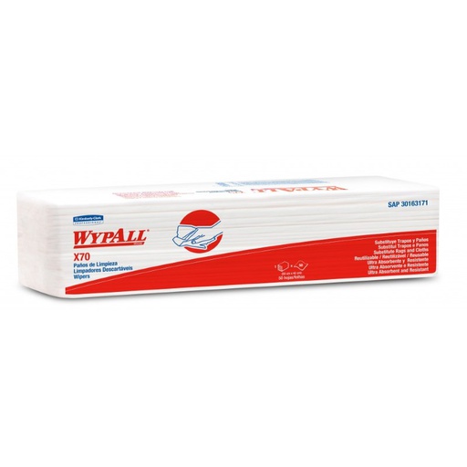 [152040060] WYPALL X-70 PRE-DOBLADO DOBLE X 50 PAÑOS (42CM X 50CM) REF: 30163171 *DESCONTINUADO* * EXISTENCIAS *