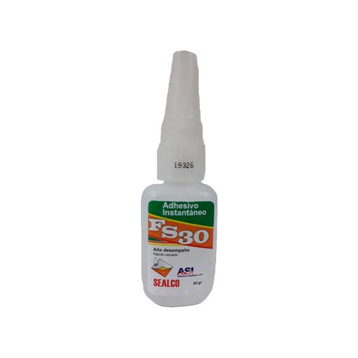 [582010010] ADHESIVO INSTANTANEO REF FS 30X 20 GRS