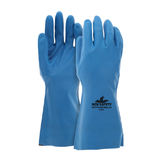 [310110128] GUANTES DE NITRILO AZUL SIN FORRO 12 PULGADAS DE LARGO TALLA L REF: 5360 **E&E**